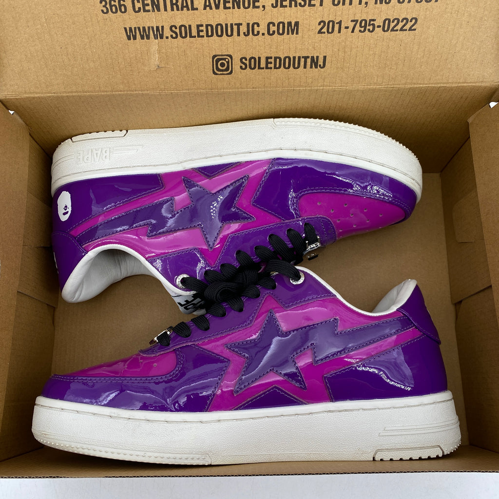 Bape Bapesta Icon "M2 Purple" 2024 Used Size 8