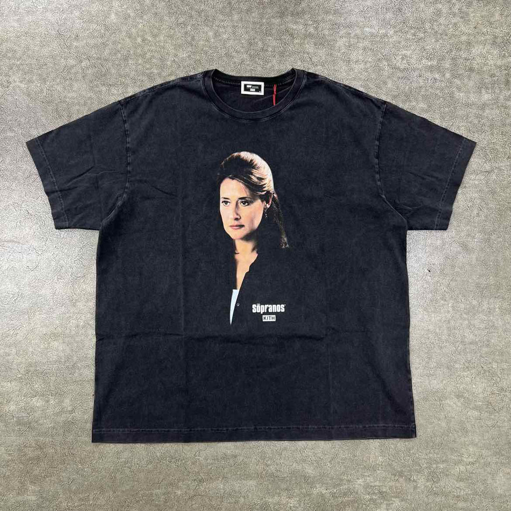 Kith T-Shirt "JENNIFER VIGNETTE" Black New Size XL