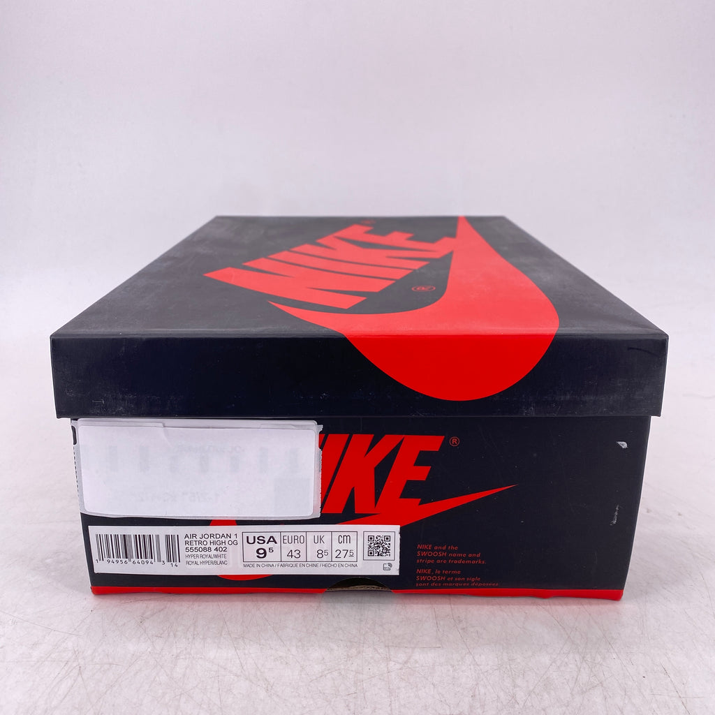 Air Jordan 1 Retro High OG "Hyper Royal Sg" 2021 New Size 9.5