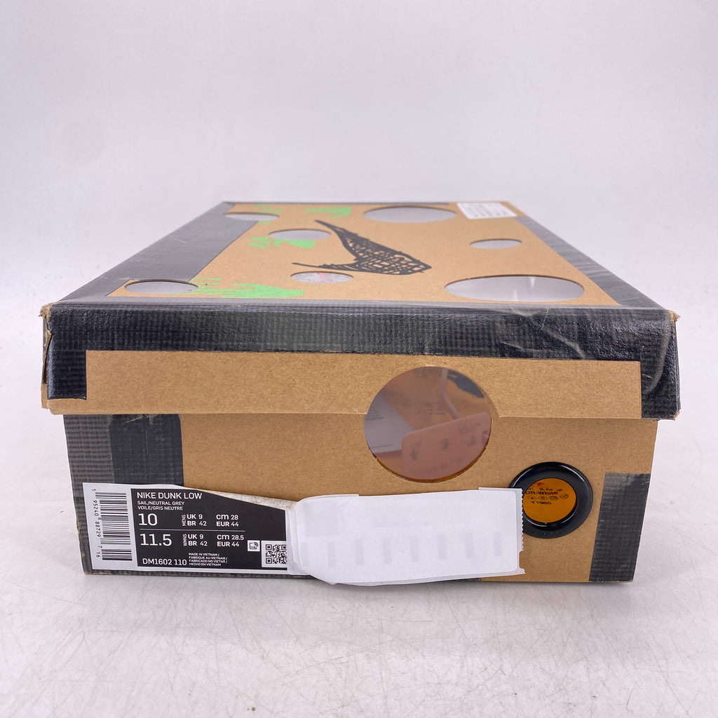 Nike Dunk Low / OW "Lot 6" 2021 Used Size 10
