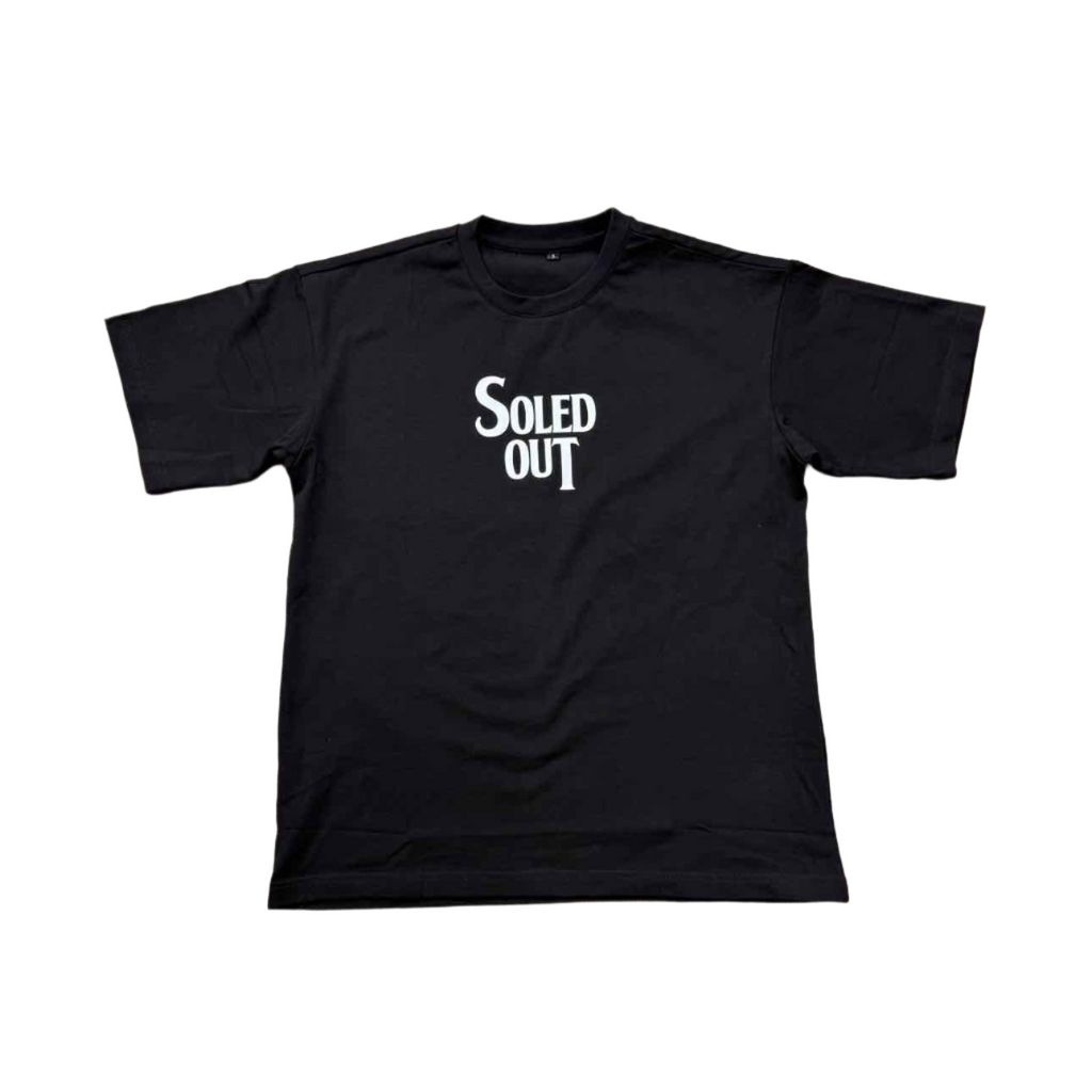 Soled Out T-Shirt "BEATLES" Black New Size M