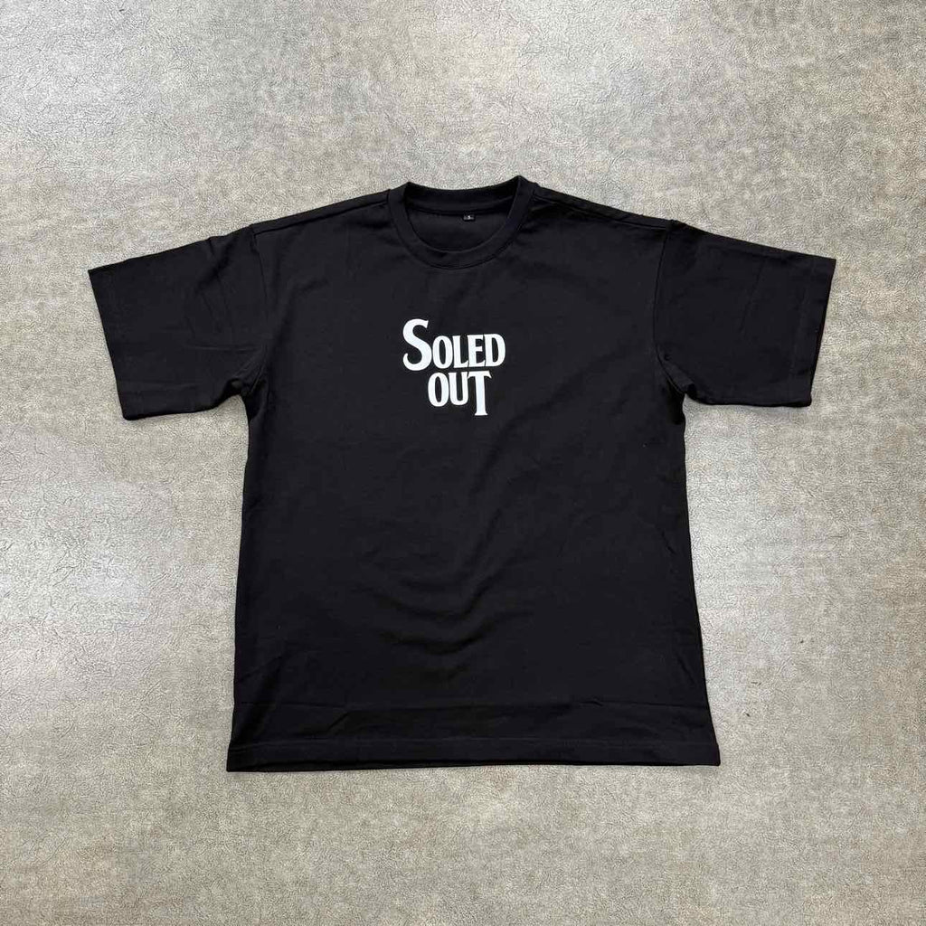Soled Out T-Shirt "BEATLES" Black New Size M