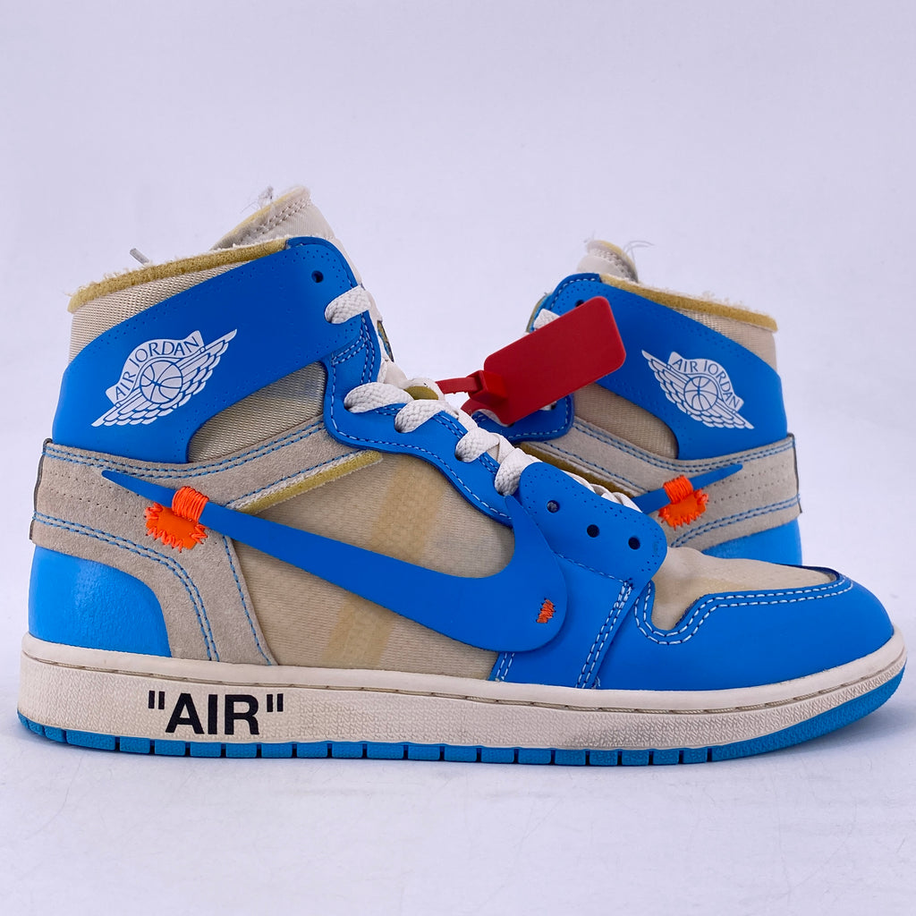Air Jordan 1 Retro High "Off-White Unc" 2018 Used Size 10