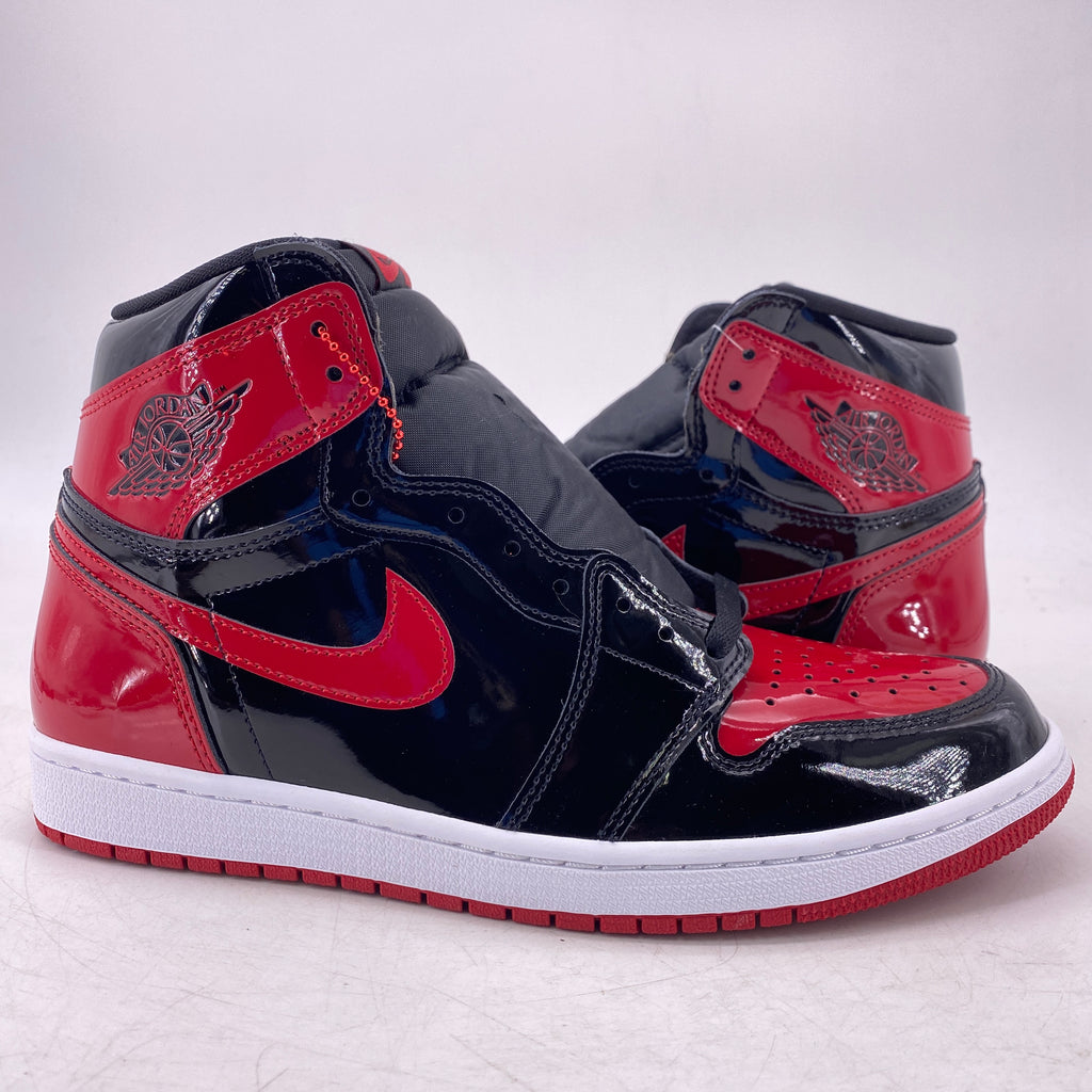 Air Jordan 1 Retro High OG "Patent Bred" 2021 New Size 9.5