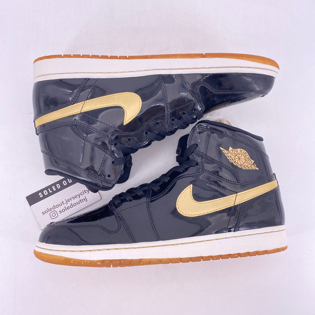 Air Jordan 1 Retro "Black Metallic Gold" 2013 New Size 11.5