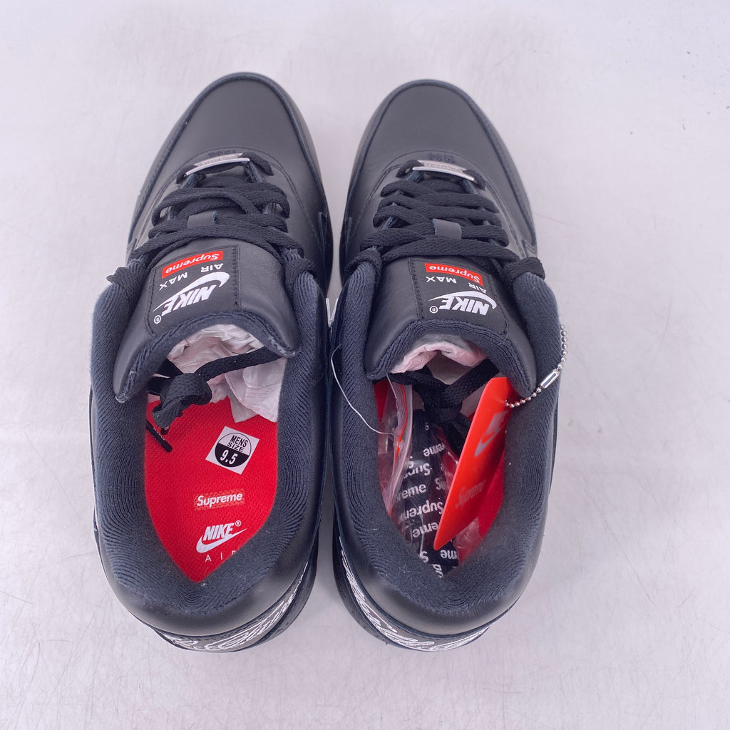 Nike Air Max 1 '87 SP "Supreme Black White" 2025 New Size 9.5