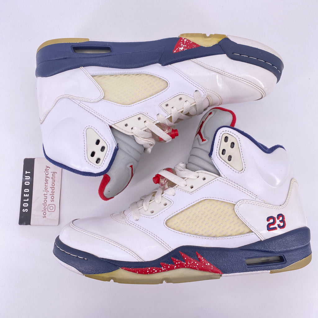 Air Jordan 5 Retro "Independence Day" 2011 Used Size 9.5