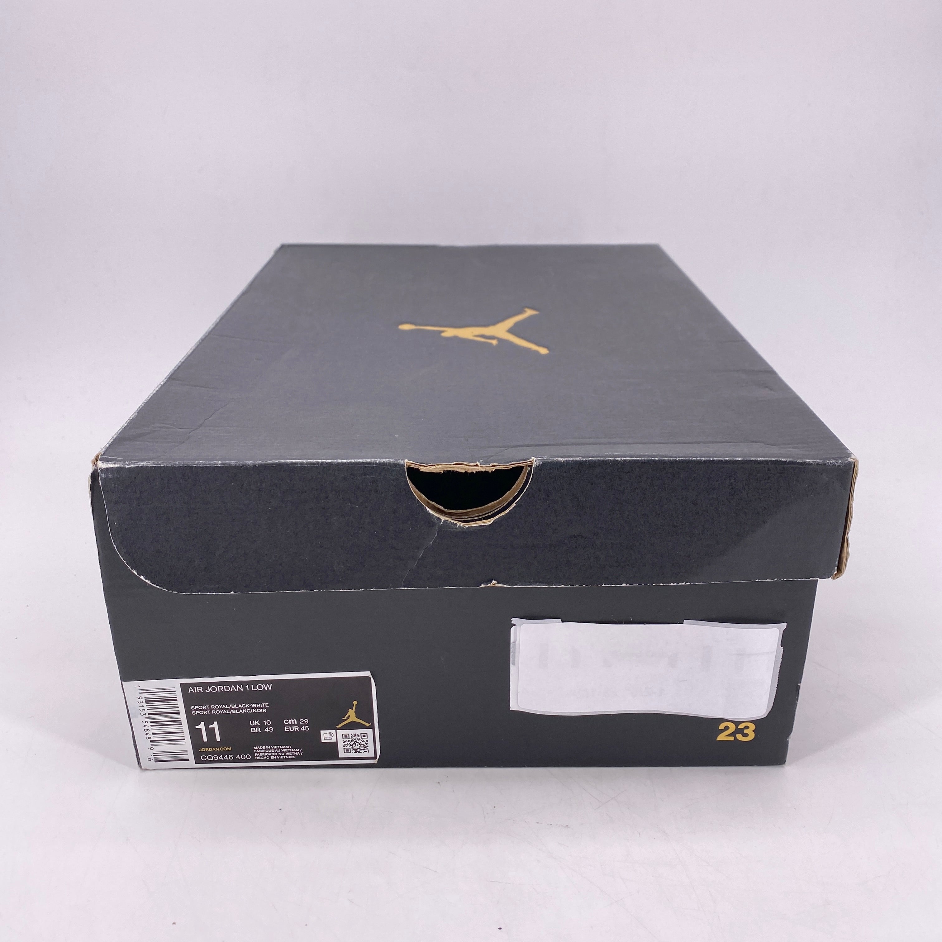 Air Jordan 1 Low &quot;ROYAL TOE&quot; 2019 Used Size 11