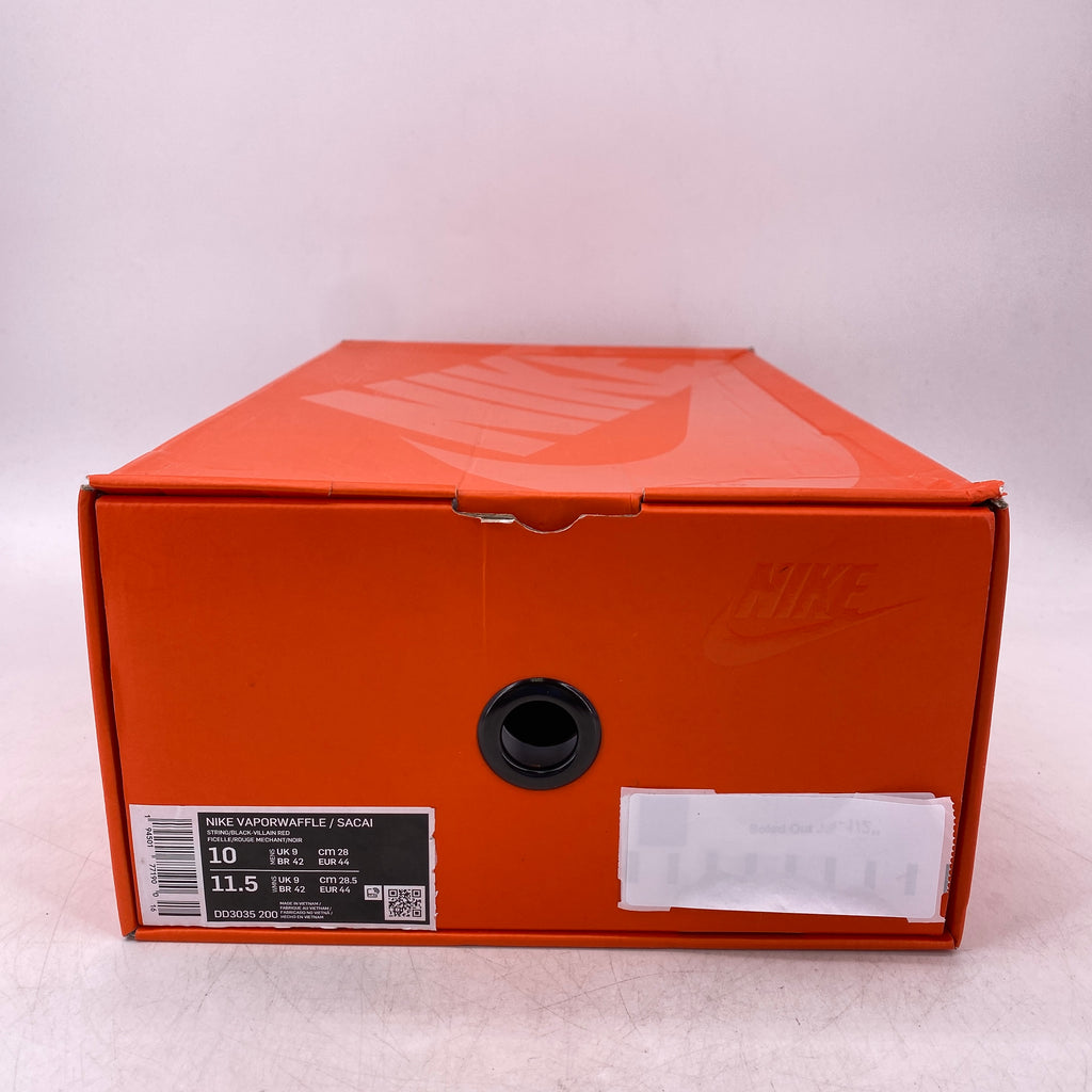 Nike Vaporwaffle / Sacai "Villian Red" 2020 Used Size 10