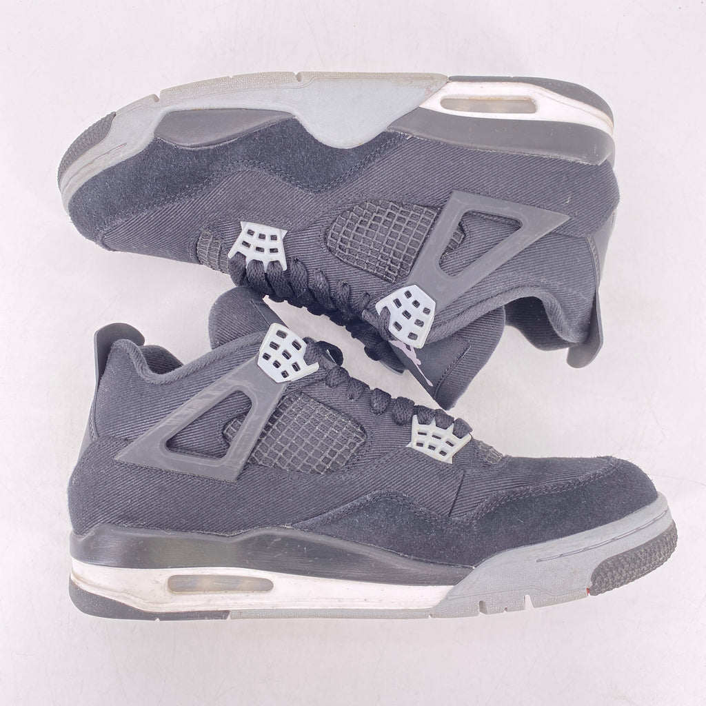 Air Jordan 4 Retro "Black Canvas" 2022 Used Size 10
