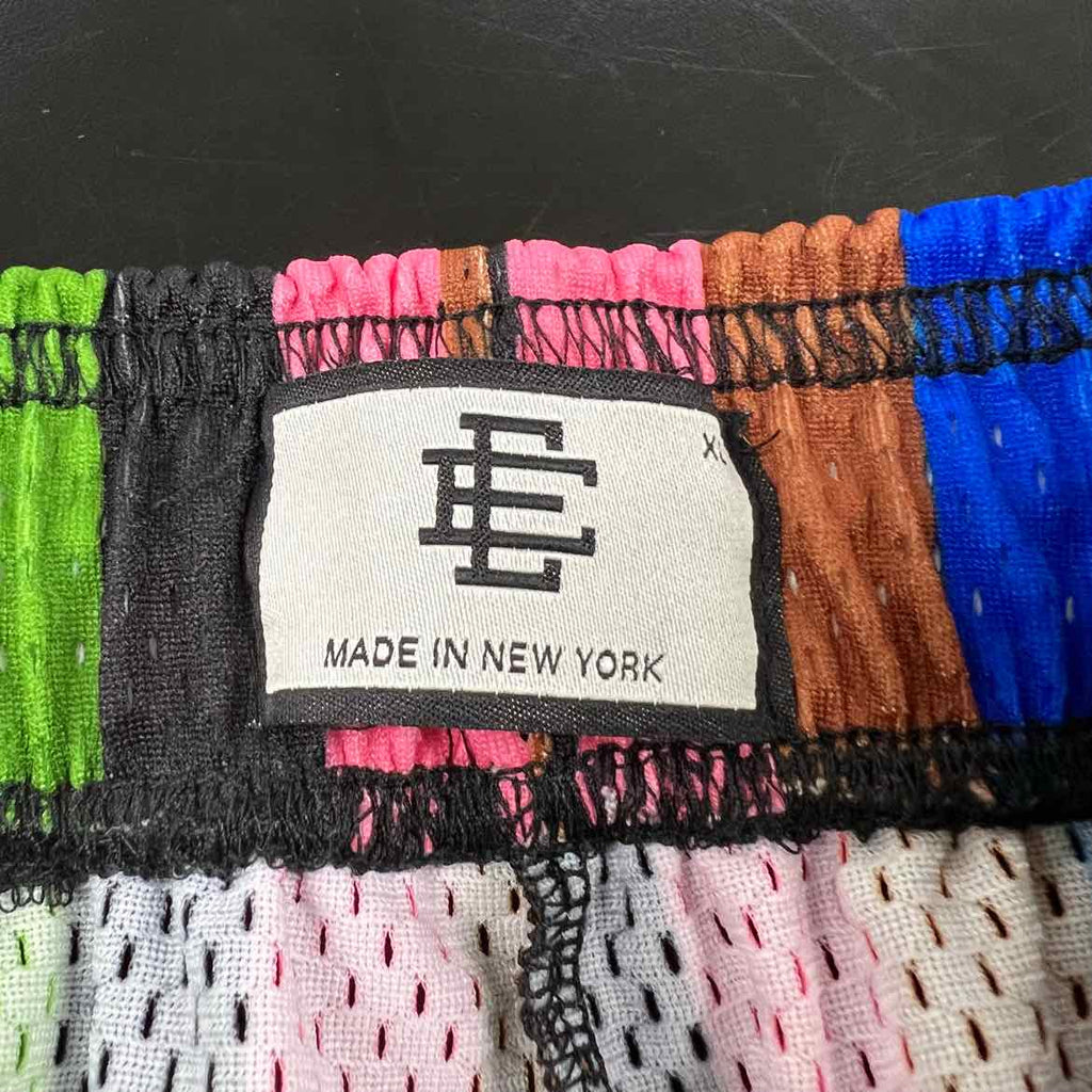 Eric Emanuel Shorts "RAINBOW" Multi-Color Used Size XL