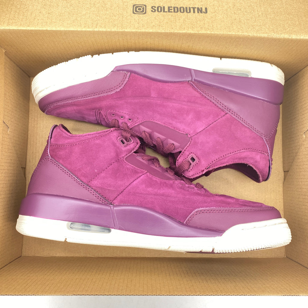 Air Jordan (W) 3 Retro "Bordeaux" 2018 Used Size 10W