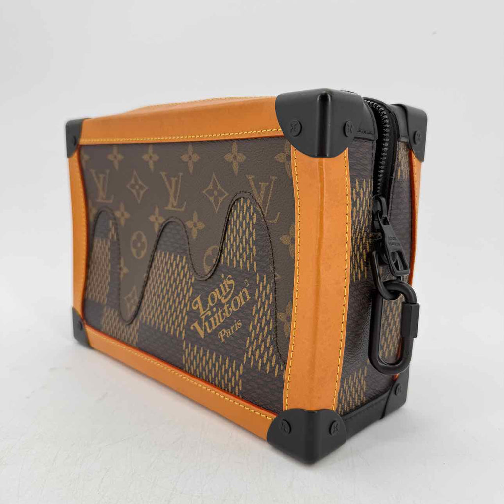 Louis Vuitton Bag "SOFT TRUNK NIGO" Used Brown