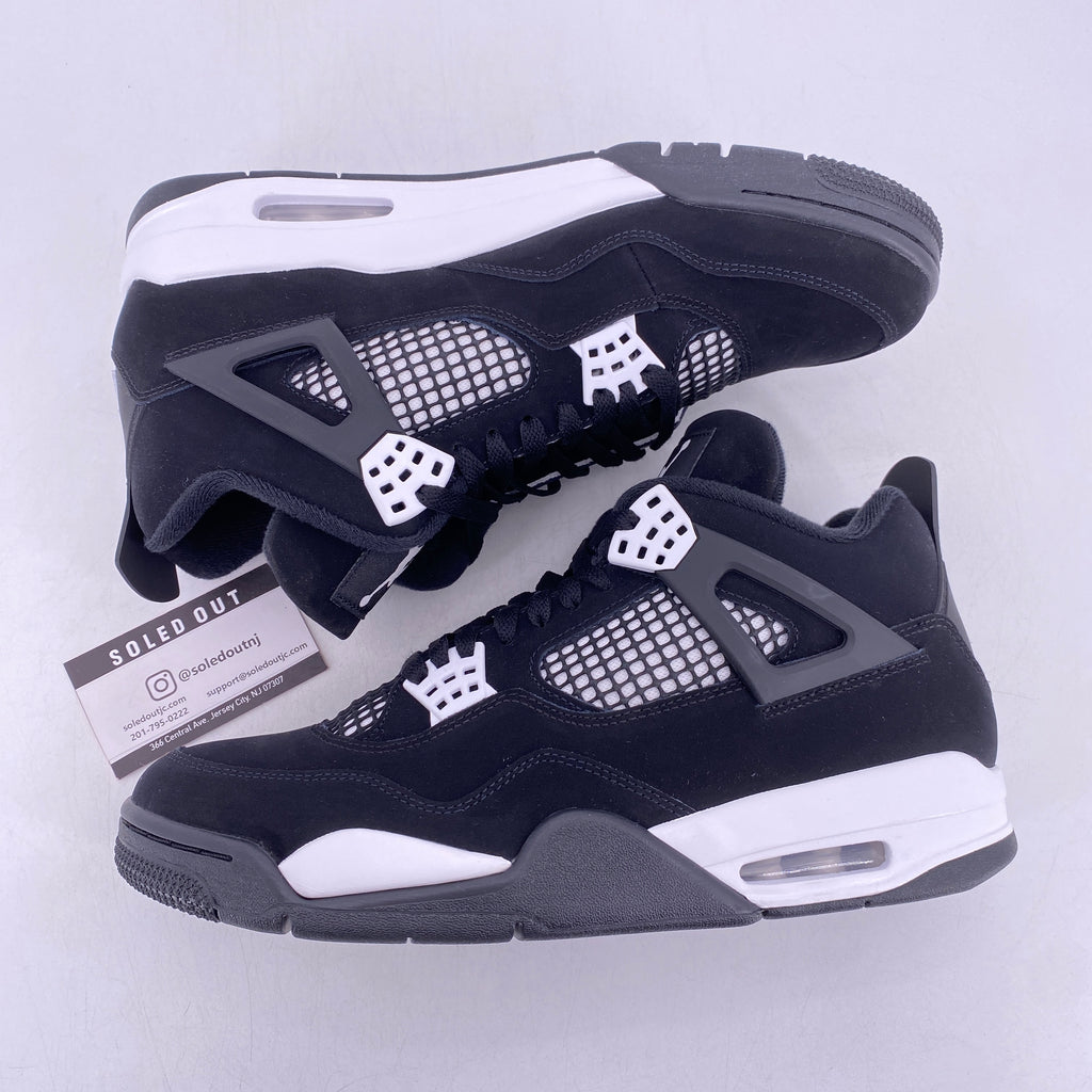 Air Jordan 4 Retro "White Thunder" 2024 New Size 10.5