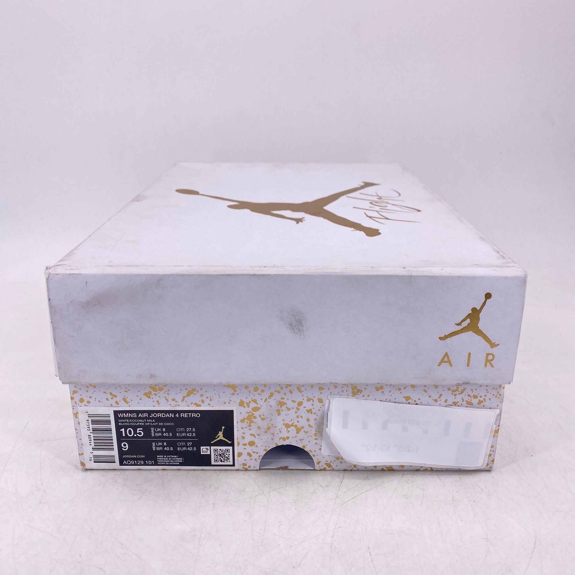 Air Jordan (W) 4 Retro &quot;Vivid Sulfur&quot; 2024 New Size 10.5W