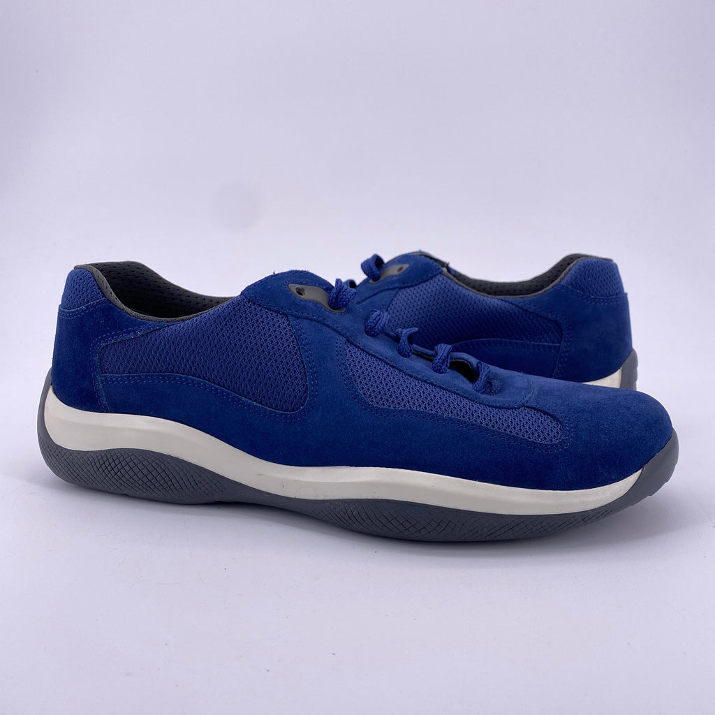 Prada America's Cup "Blue Suede"  Used Size 6 PRADA