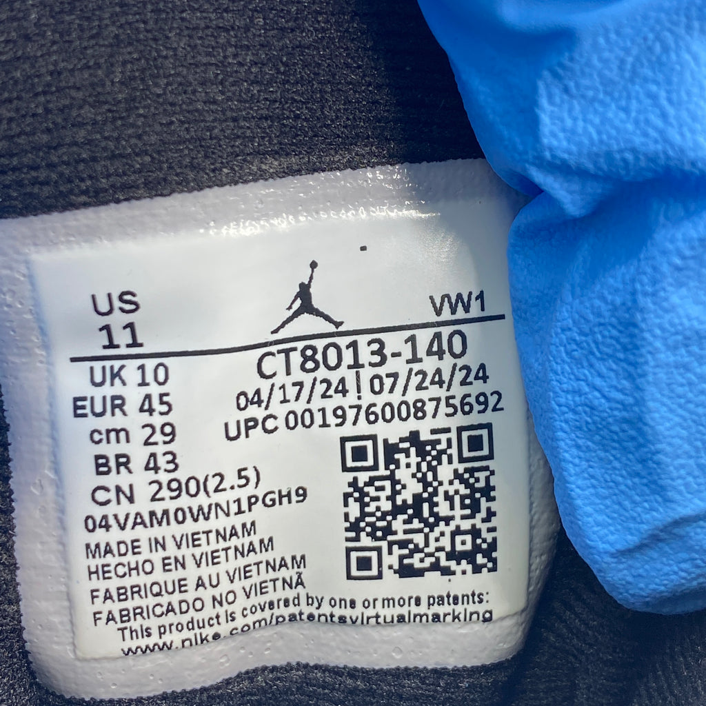 Air Jordan 12 Retro "Blueberry" 2024 New Size 11