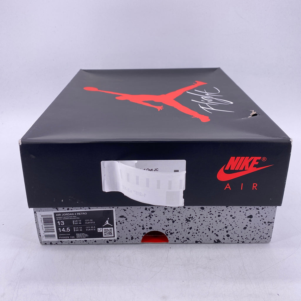 Air Jordan 4 Retro "White Cement" 2025 New Size 13