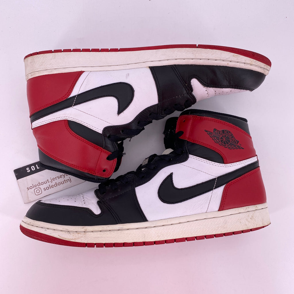 Air Jordan 1 Retro High OG "Black Toe" 2013 Used Size 12