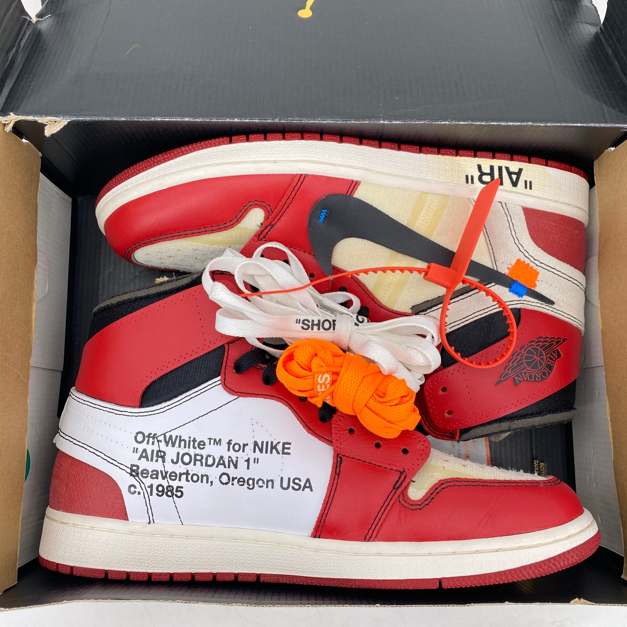 Air Jordan 1 Retro High OG &quot;Ow Chicago&quot; 2017 New (Cond) Size 10.5