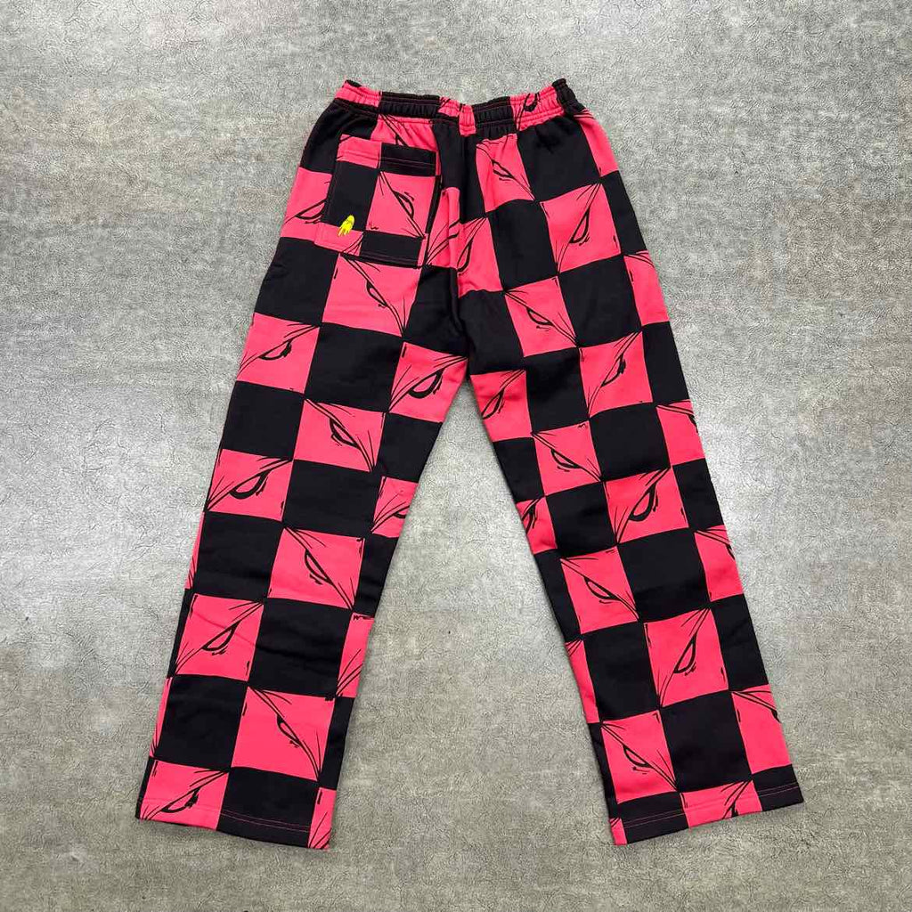 Matty Boy Sweatpants "ANTI PROMO 99 EYES" Red New Size M