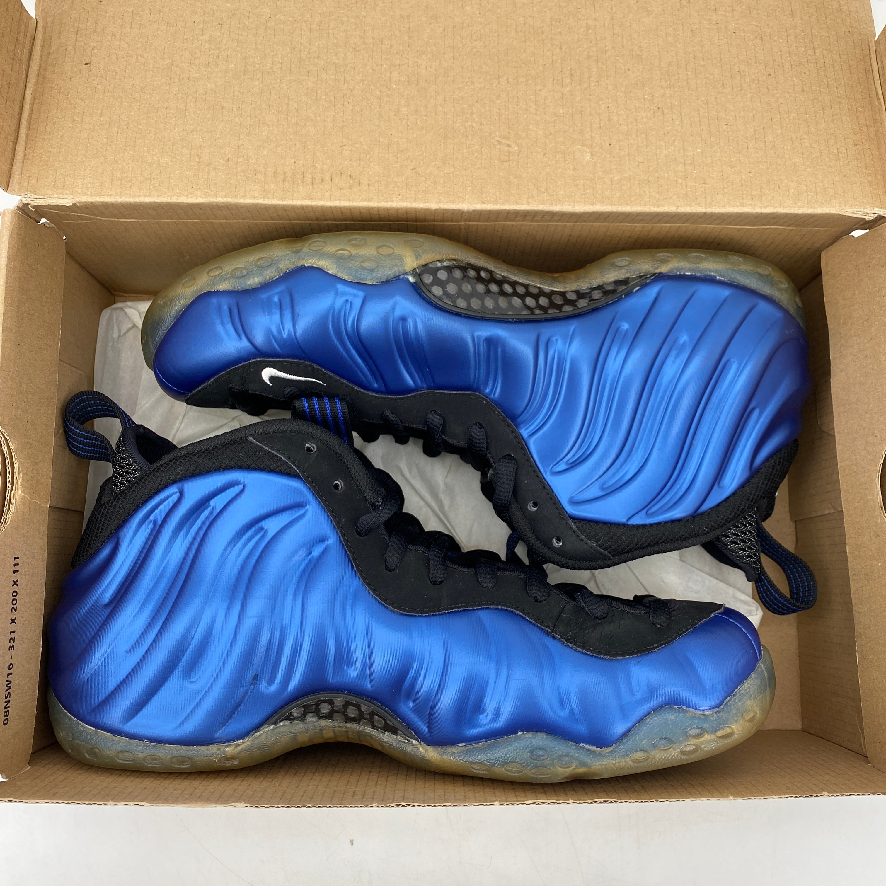 Nike Air Foamposite One &quot;Royal Blue&quot; 2011 Used Size 7.5