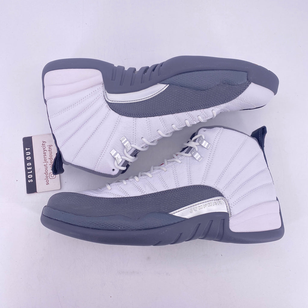 Air Jordan 12 Retro "White Dark Grey" 2019 New Size 13