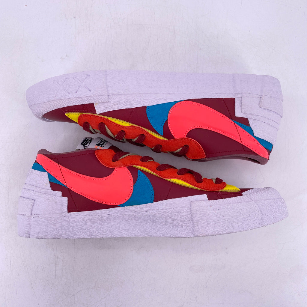 Nike Blazer Low / Sacai / Kaws "Sacai Kaws Red" 2021 New Size 11