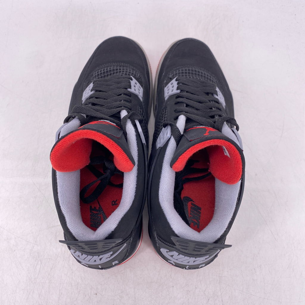Air Jordan 4 Retro "Bred" 2019 Used Size 10.5