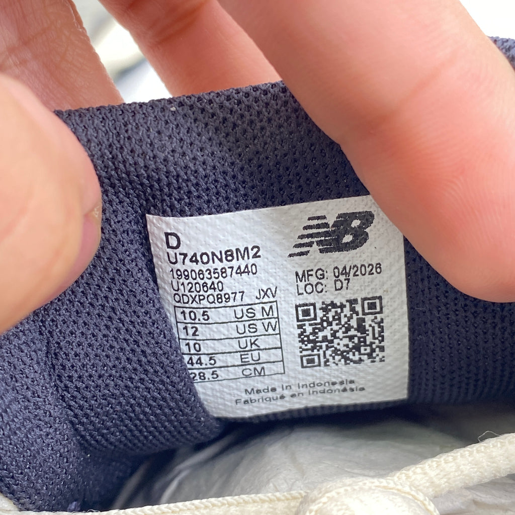 New Balance 740 "Jjjjound Mushroom" 2026 Used Size 10.5