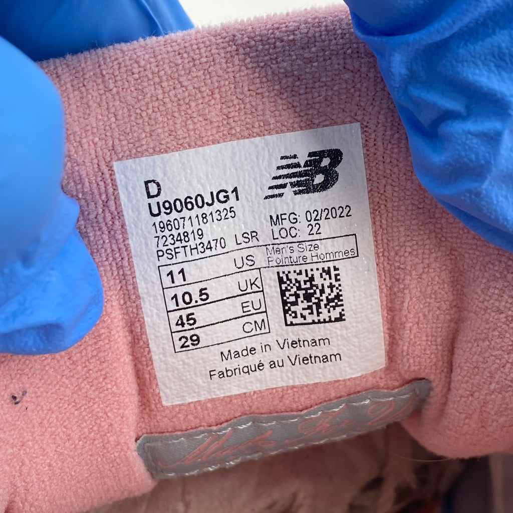 New Balance 9060 "Inside Voices Baby Shower" 2022 Used Size 11