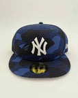 Bape Fitted Hat "NEW ERA" New Blue Size 7 3/8