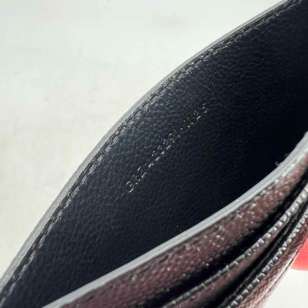 Saint Laurent Card Holder "CASSANDRE MATELASSE" New Black Size OS