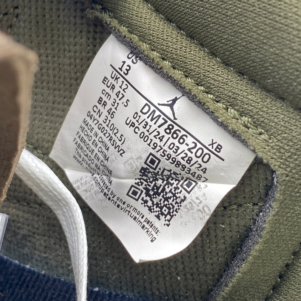 Air Jordan 1 Low OG SP "Travis Scott Medium Olive" 2024 New Size 13