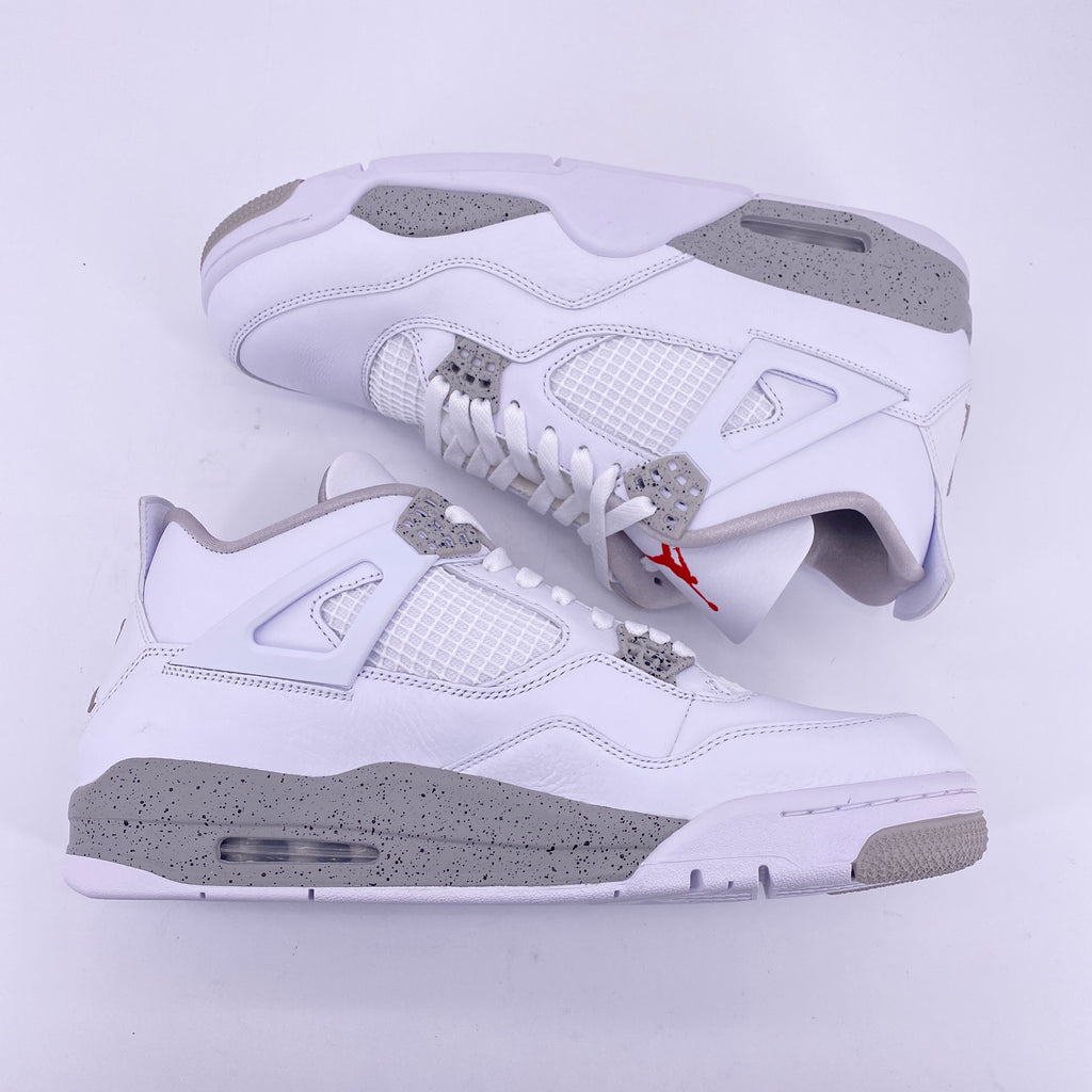 Air Jordan 4 Retro "White Oreo" 2021 New Size 12