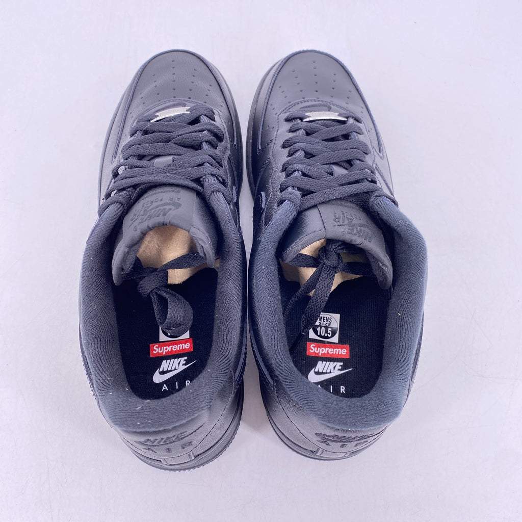 Nike Air Force 1 Low "Supreme Black" 2020 New Size 10.5