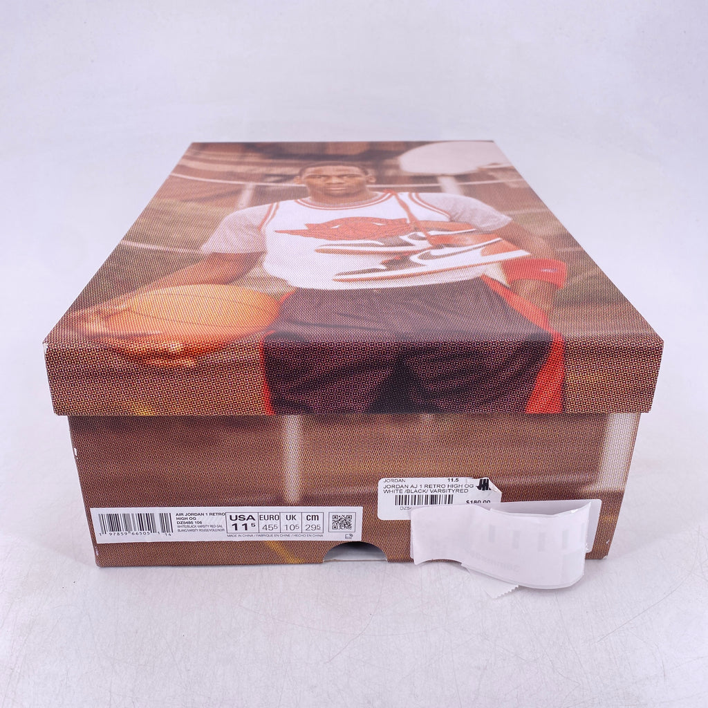 Air Jordan 1 Retro High OG "Black Toe Reimagined" 2025 New Size 11.5