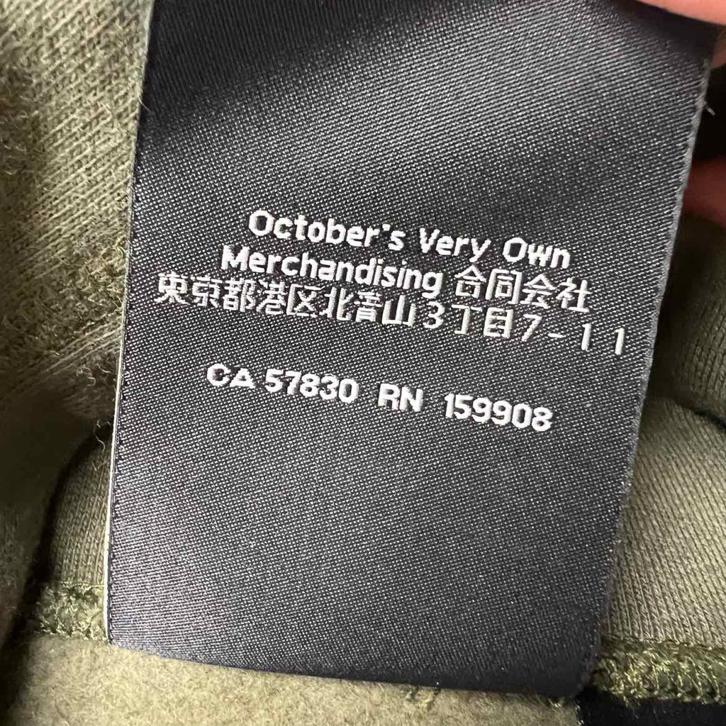 OVO Hoodie "SURPLUS FLOWER" Olive New Size M