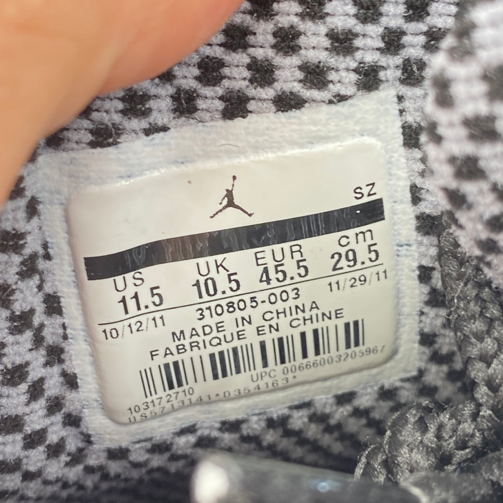 Air Jordan 10 Retro "Stealth" 2012 Used Size 11.5