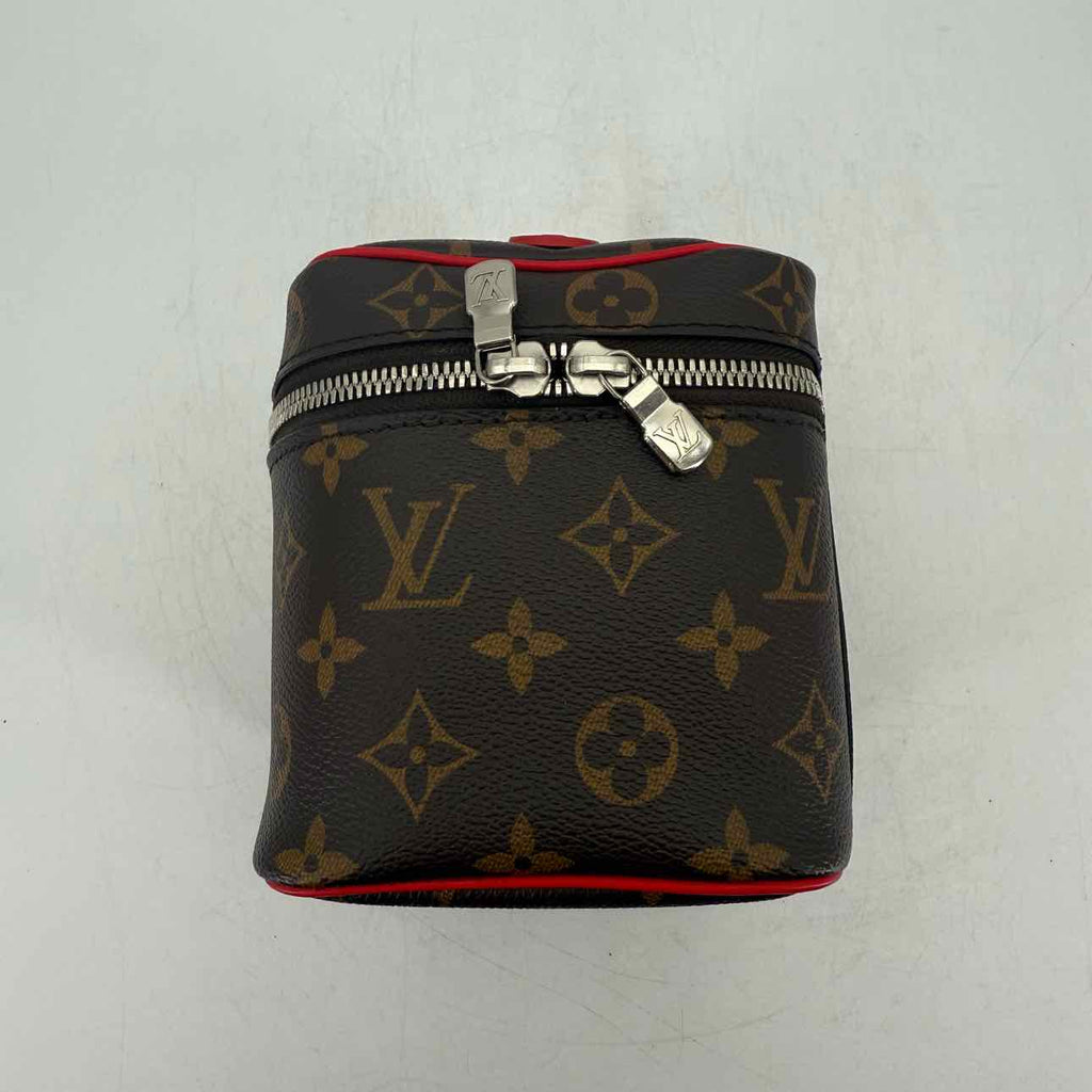 Louis Vuitton Toiletry Bag "NICE MINI" Used Brown