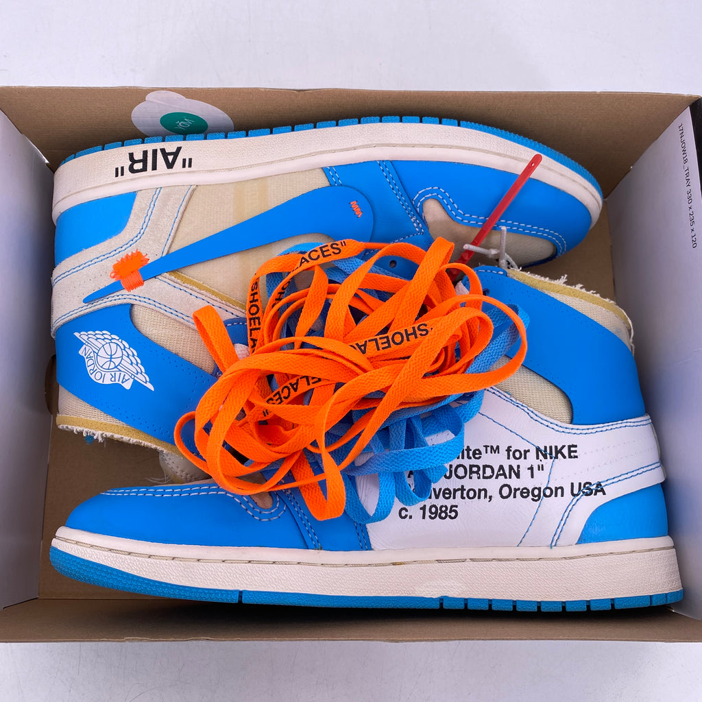 Air Jordan 1 Retro High "Off-White Unc" 2018 Used Size 10