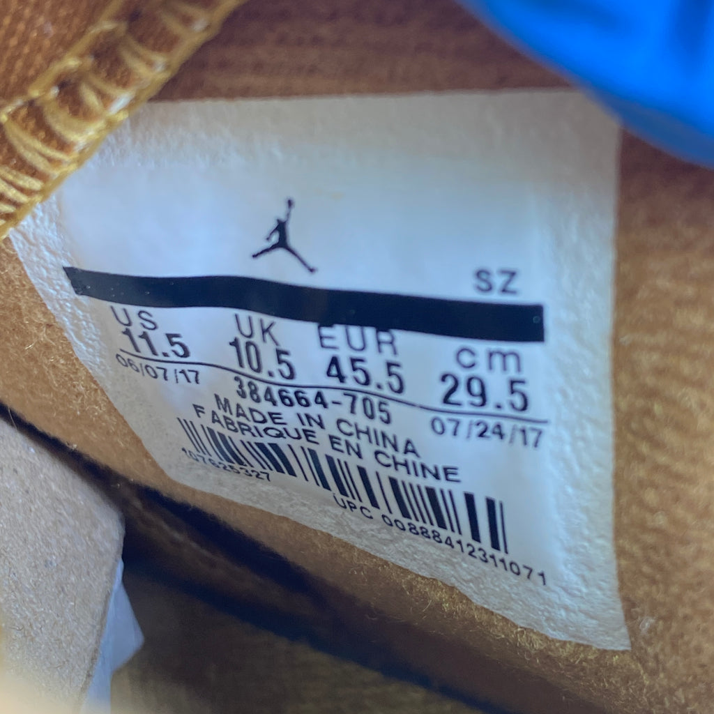 Air Jordan 6 Retro "Wheat" 2017 New Size 11.5