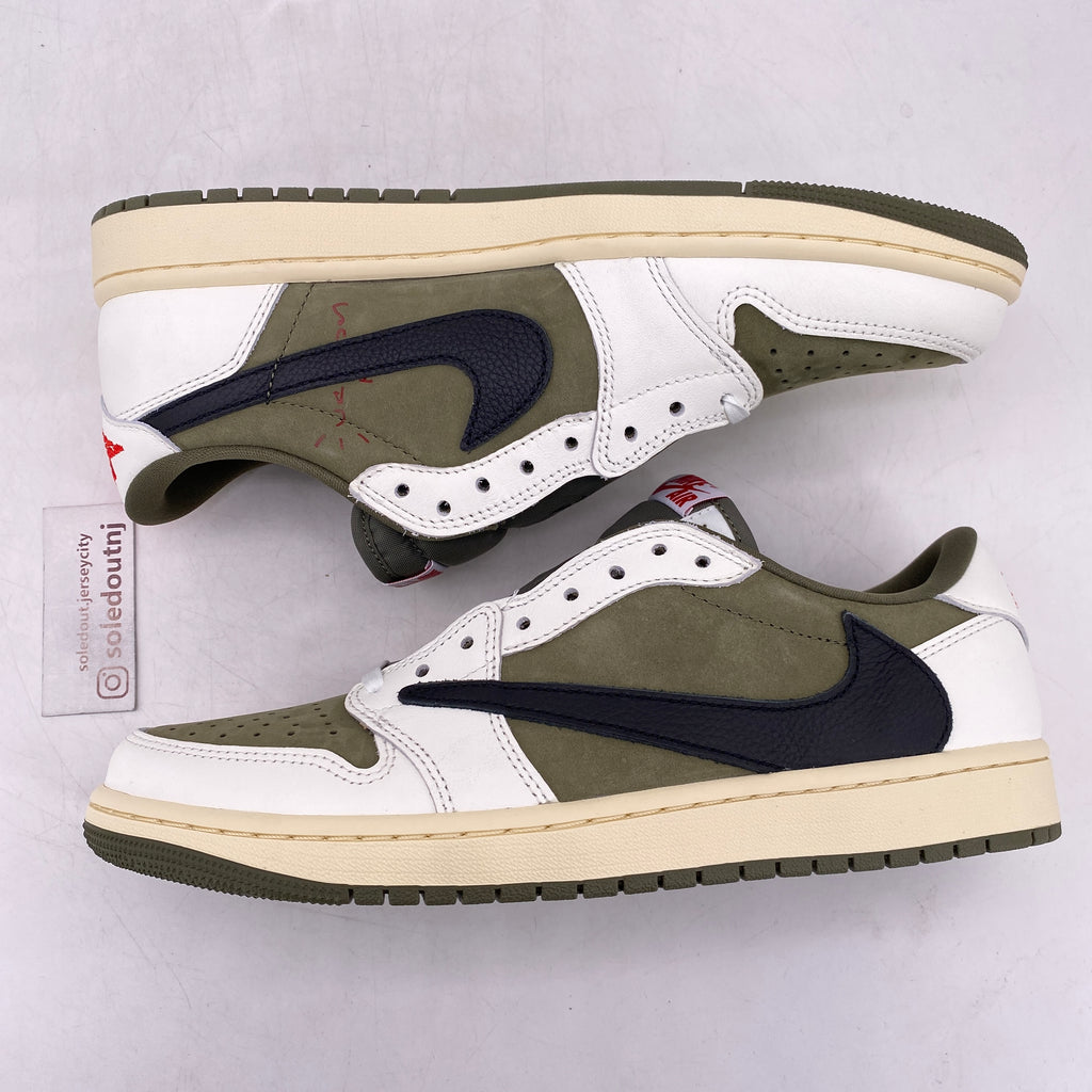 Air Jordan 1 Low OG SP "Travis Scott Medium Olive" 2024 New Size 9.5