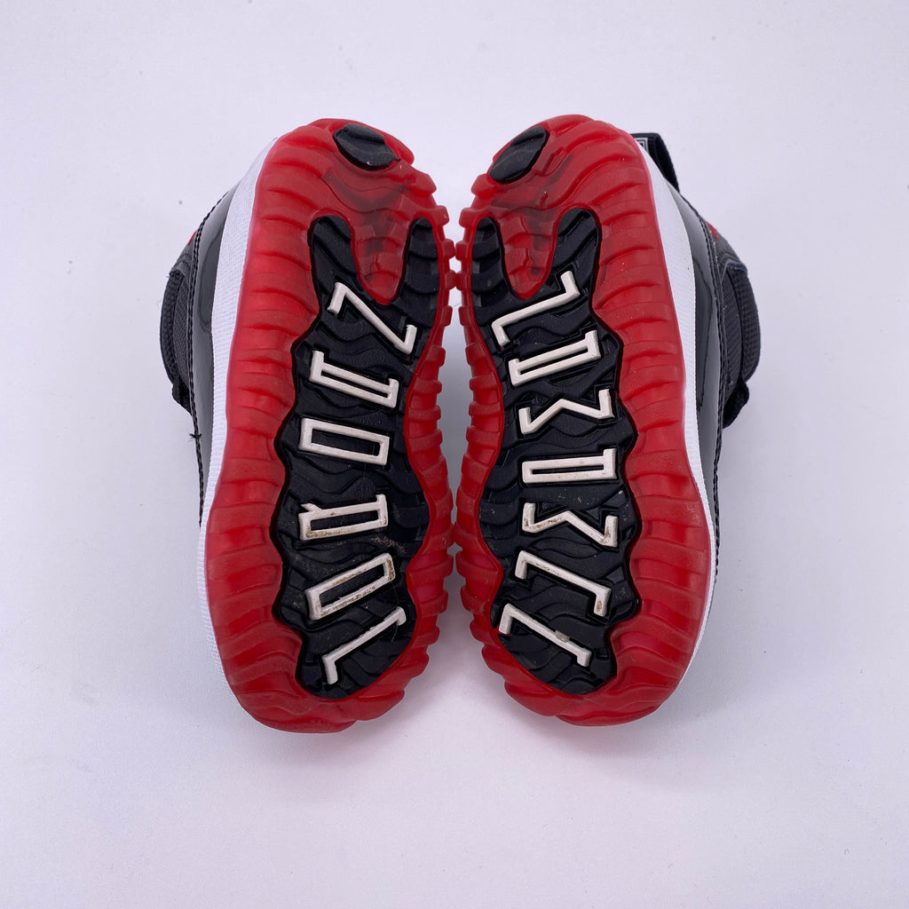 Air Jordan (TD) 11 Retro "Bred" 2019 Used Size 6C
