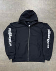 Stussy Zip Up "GEAR ZIP" Black New Size 2XL