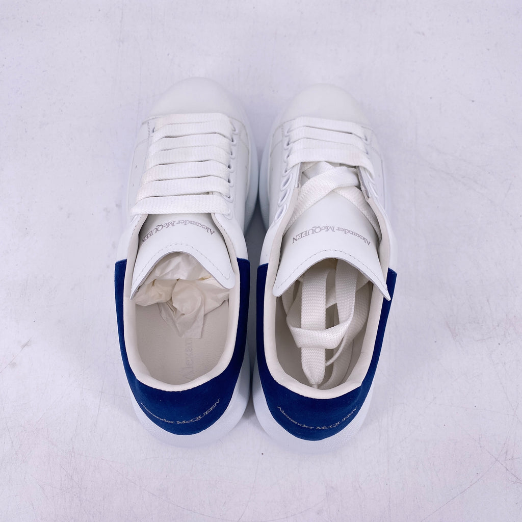 Alexander McQueen Oversized Sneaker "White Blue" 2019 New Size 34