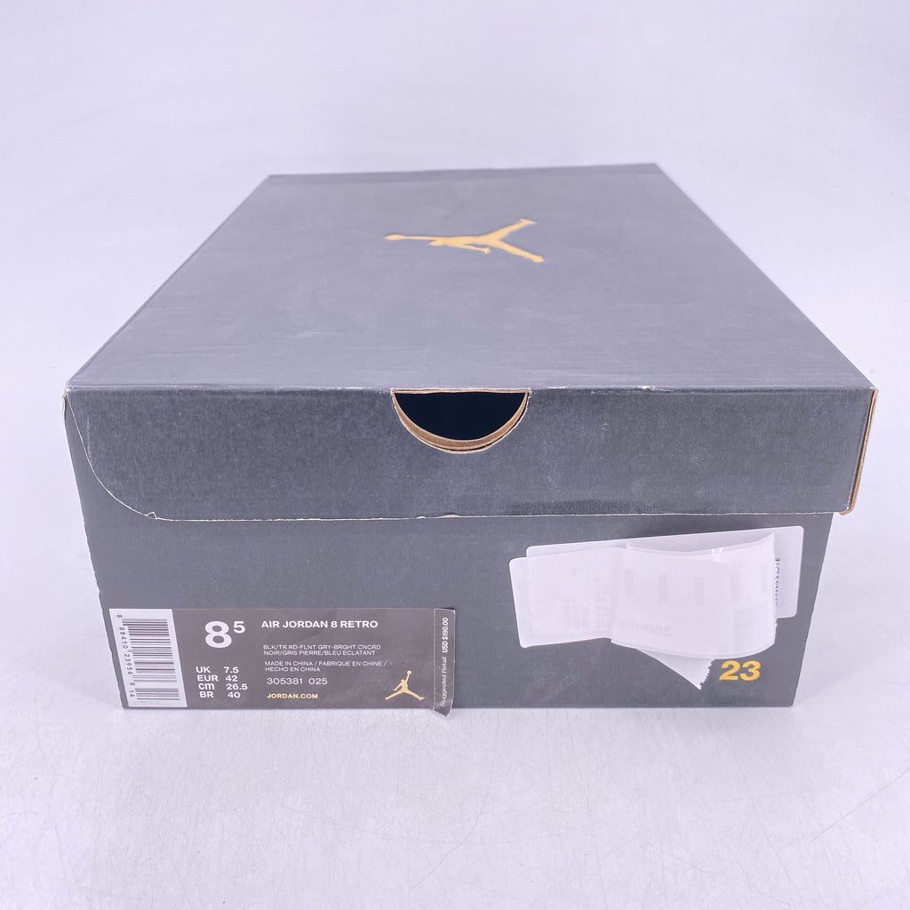 Air Jordan 8 Retro "Aqua" 2015 New Size 8.5