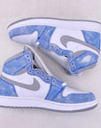 Air Jordan (GS) 1 Retro High OG "Hyper Royal Sg" 2021 New Size 6.5Y