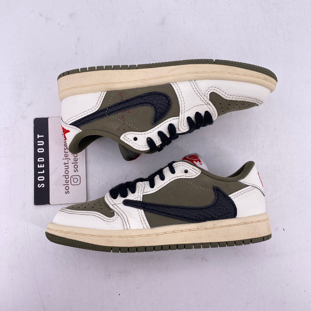 Air Jordan (PS) 1 Low OG SP "Travis Scott Medium Olive" 2024 Used Size 11c