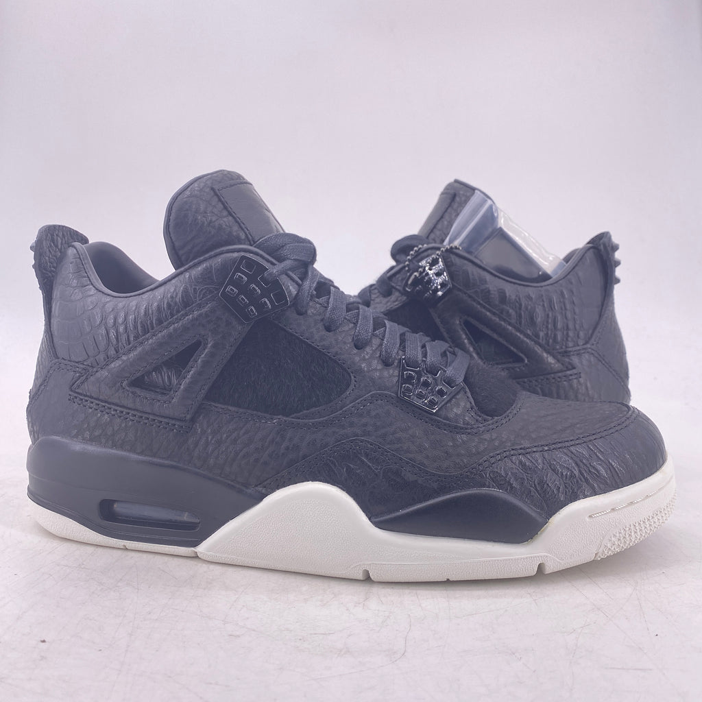Air Jordan 4 Retro "Pony Hair Black" 2016 New Size 9.5